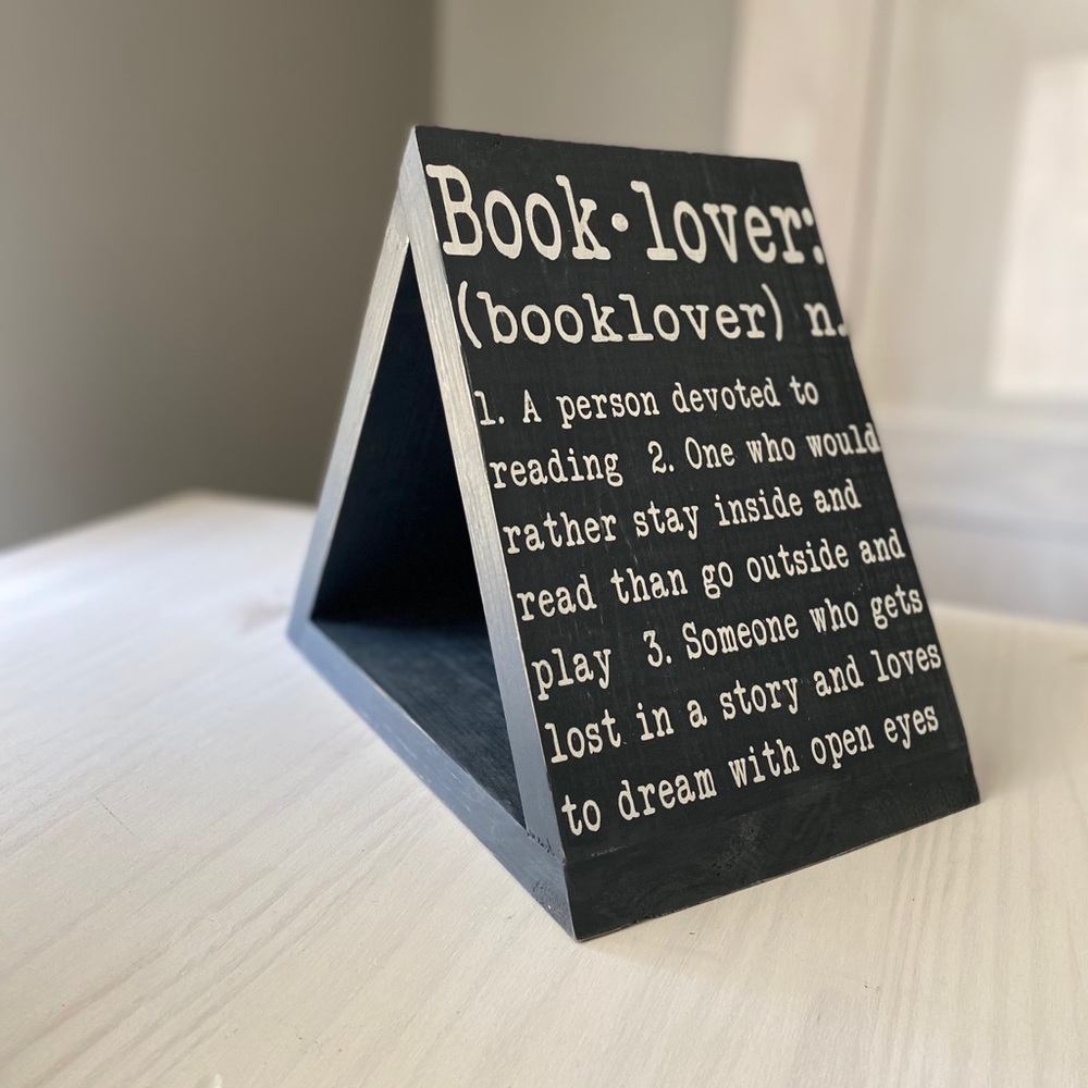 Reclaimed Pine Wood Rustic Farmhouse Book Rest